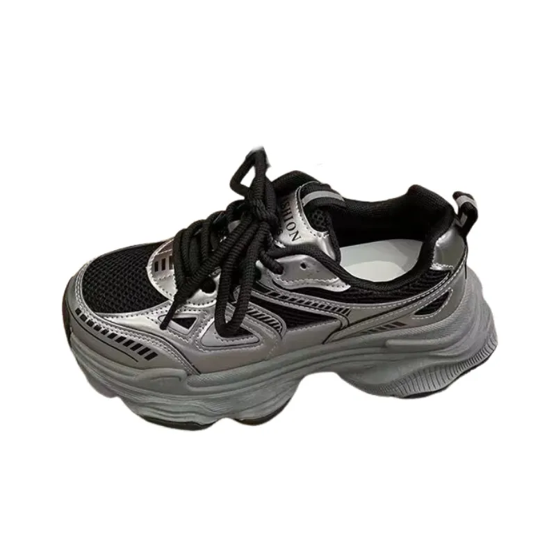 Simple Breathable Chunky Sneakers-2