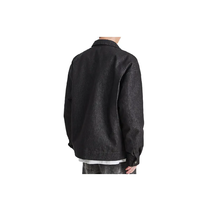 Fashionable Warming Loose Cotton Blended Fabric Jacket-2