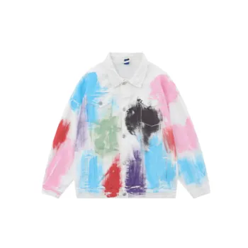 Painted Spray Denim Jacket
