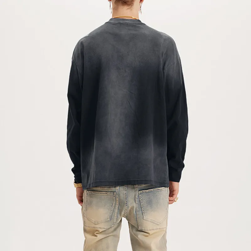 Retro Loose 100% Cotton T Shirt-8