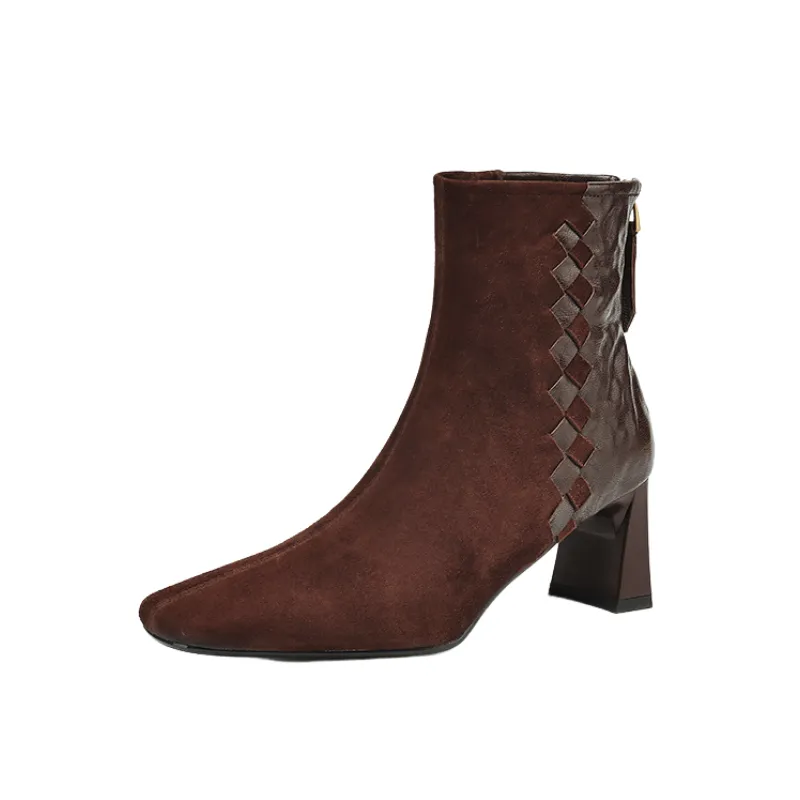 Retro Fashionable Ankle Boots-0