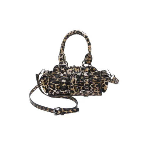 Retro Leopard Print Handbag