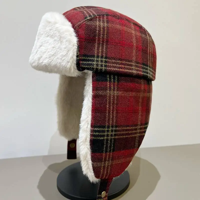 Retro Warming Red Army Cap-3