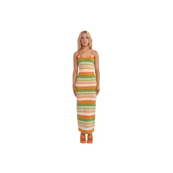 Sexy Casual Polyester Slip Dress Women