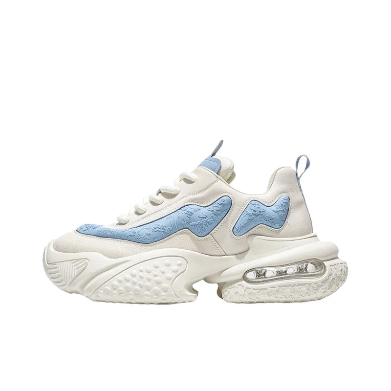 Fashionable Contrast Faux Fur Chunky Sneakers