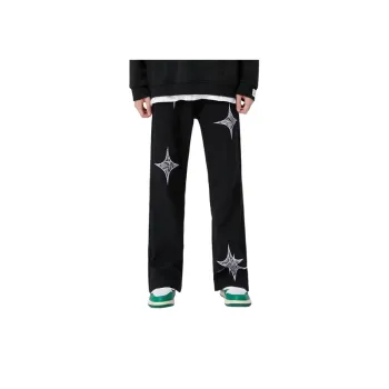 Straight Versatile Dark Pants