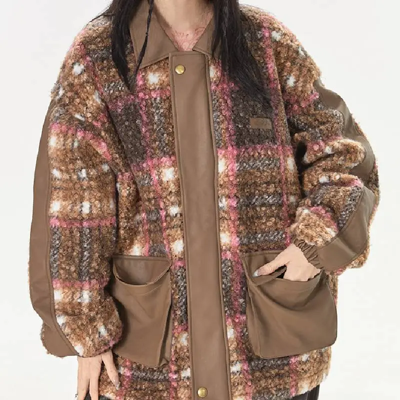 Retro Plaid Quilted Jacket-2