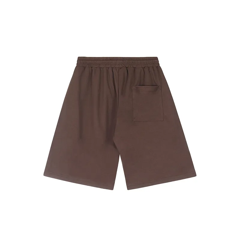 Hip Hop Full Print Drawstring Shorts-1