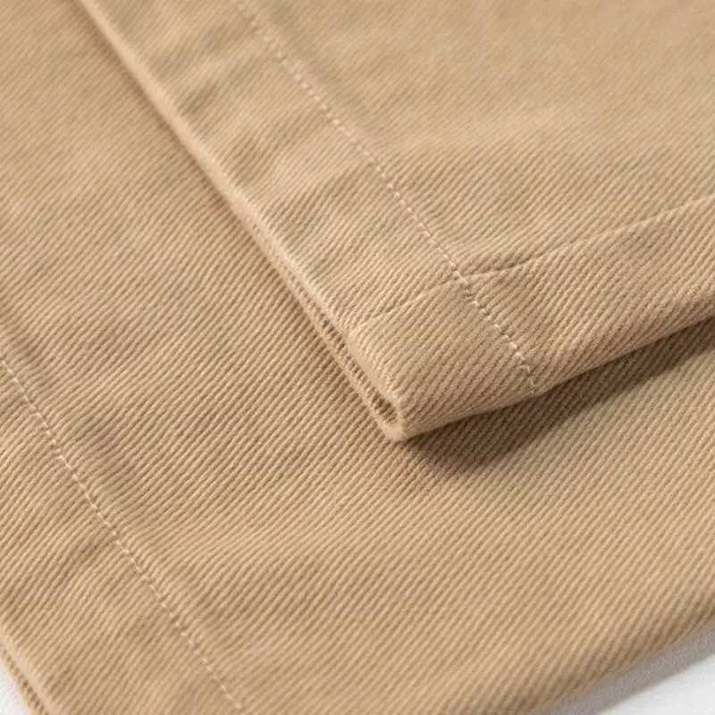 Casual Washed Cotton Blended Fabric Cargo Pants-4