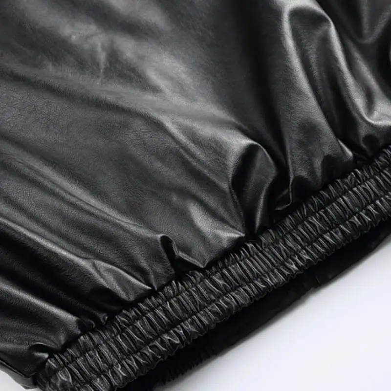 Fashionable Glamorous Leather Jacket-5