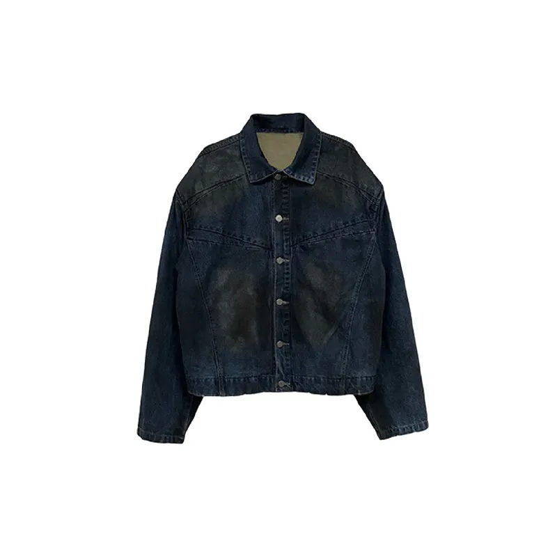 Casual Retro Denim Jacket-0