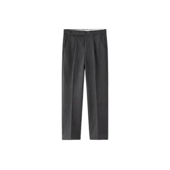 Simple Basics Woolen Fabric Suit Trousers