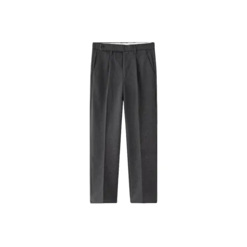 Simple Basics Woolen Fabric Suit Trousers