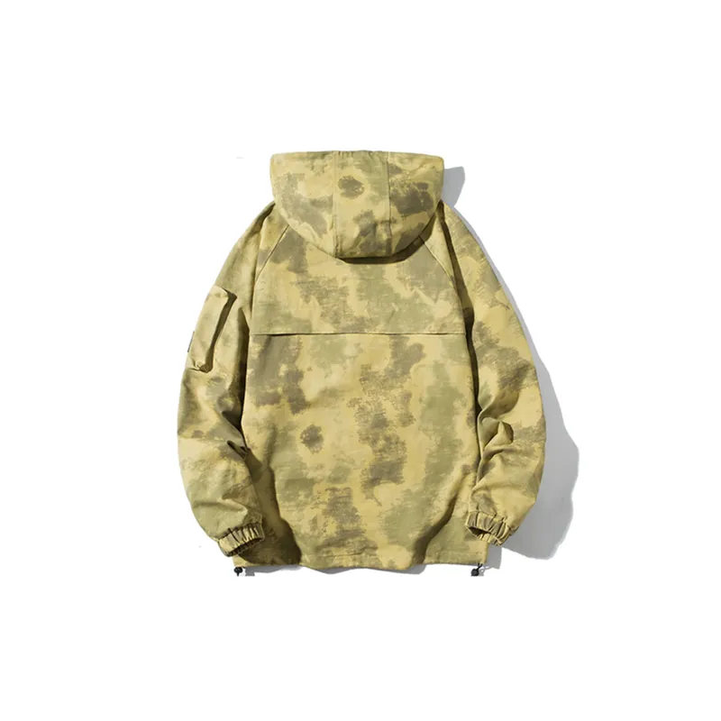 New Retro Camouflage Functional Loose Jacket-3