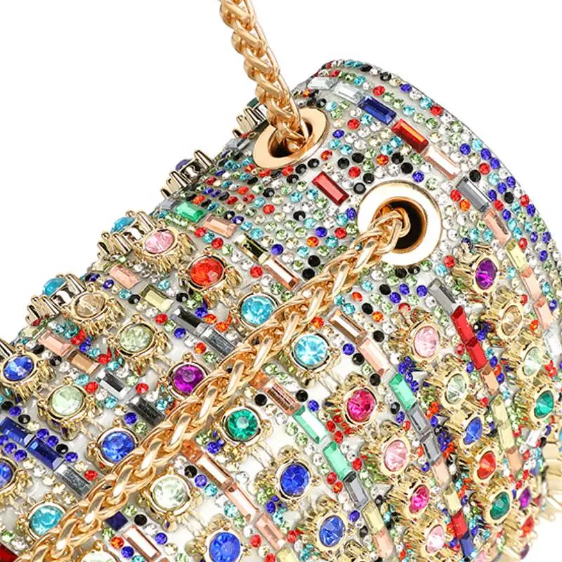 Retro Rhinestone Shoulder Bag-2