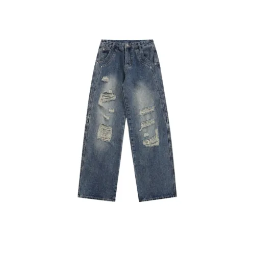 High Street Vibe Distressed Washed Jean