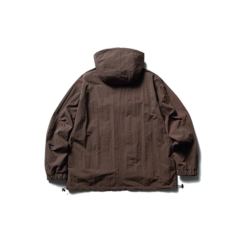 New Style Vintage Mechanical Work Style Patchwork Pullover Jacket-1