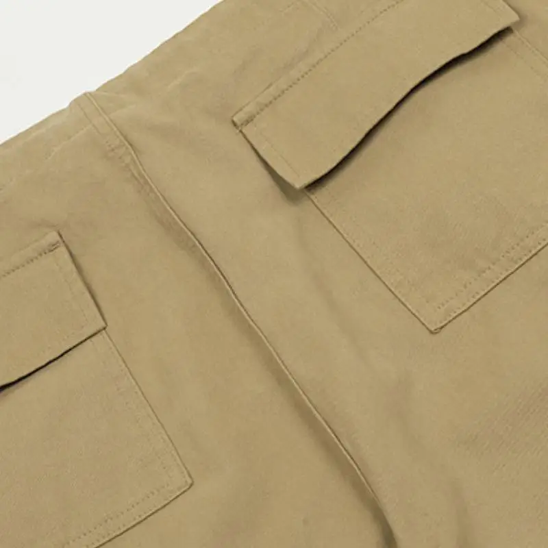 Street Simple Denim Cargo Pants-7