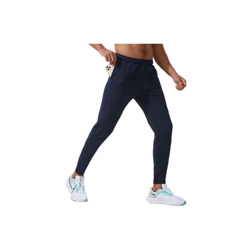 Sporty Loose Blended Synthetic Fabrics Casual Pants-6