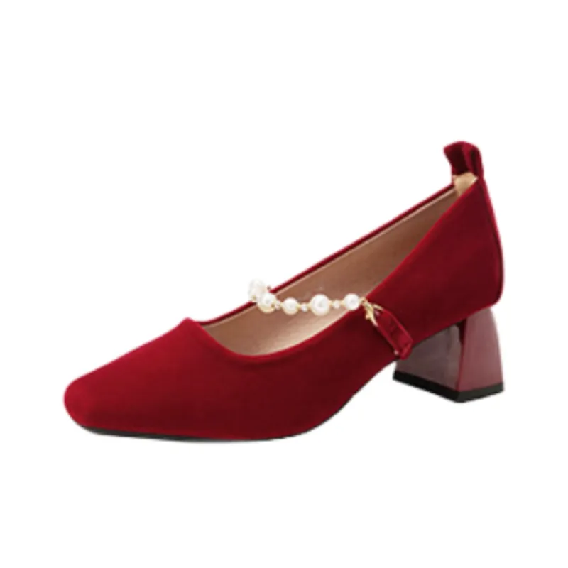 Elegant Rhinestone High Heels-5