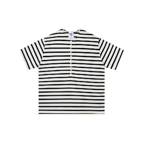 Casual Striped 100% Cotton T Shirt