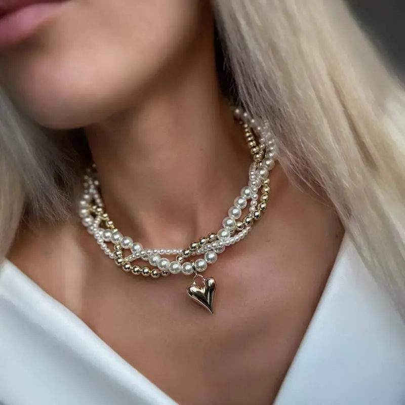 Fashion Heart Necklace-1