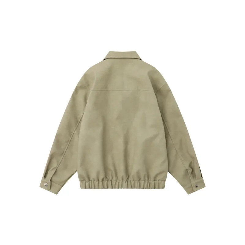 Street Simple Niche Design Sense Loose Laps Flying Suit Casual Jacket-3