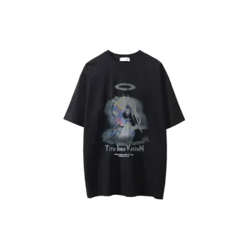 Simple Basics Cotton Blended Fabric T Shirt
