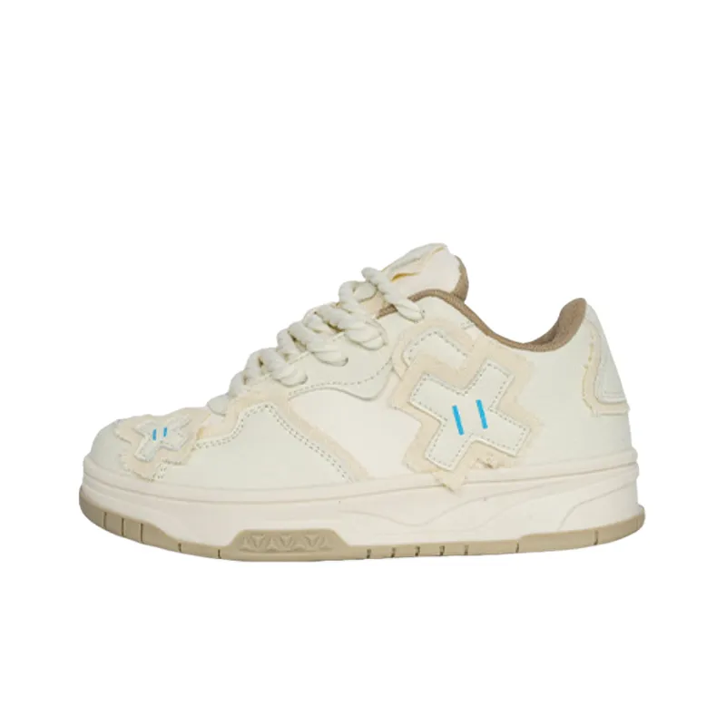 Casual Contrast Color Stylish Skateboarding Shoes-3