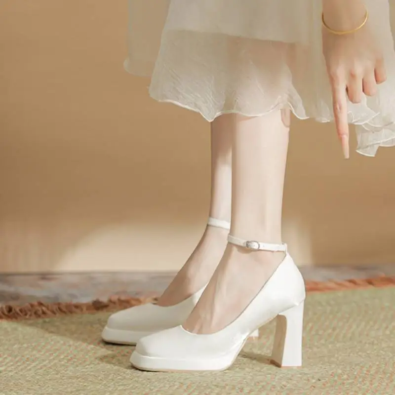 Fashionable Waterproof Mary Jane Shoes-4