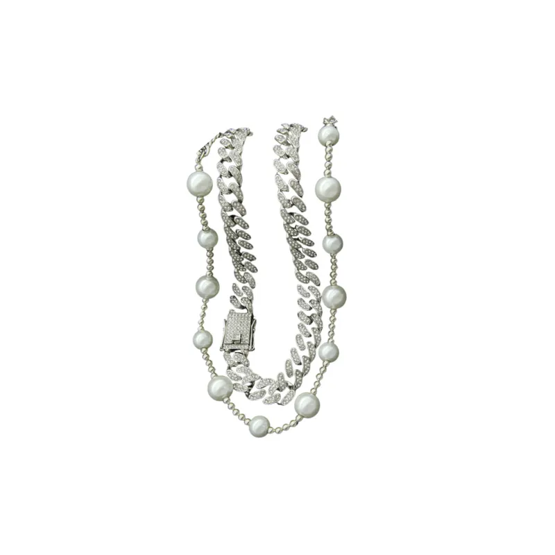 Trendy Metal Cuban Necklace-3