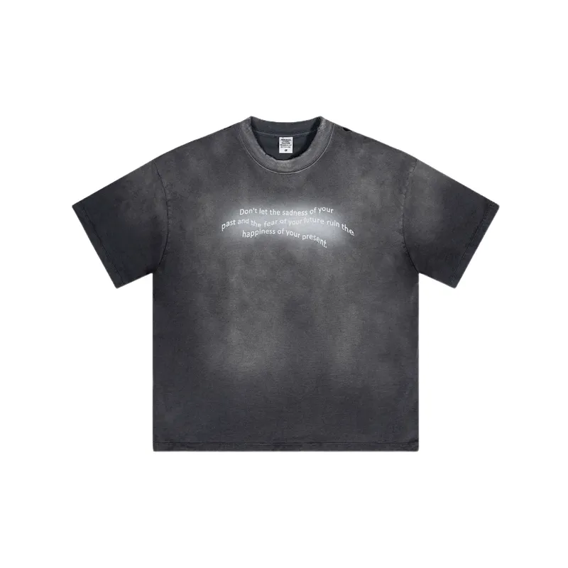 Retro Street Cotton T Shirt-0