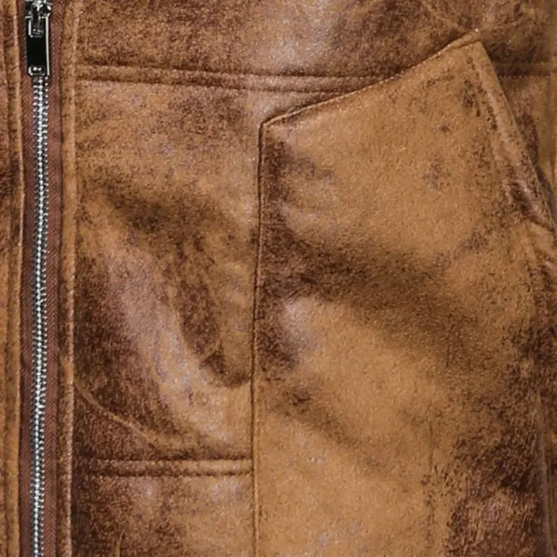 Casual Warm Suede Vest-3