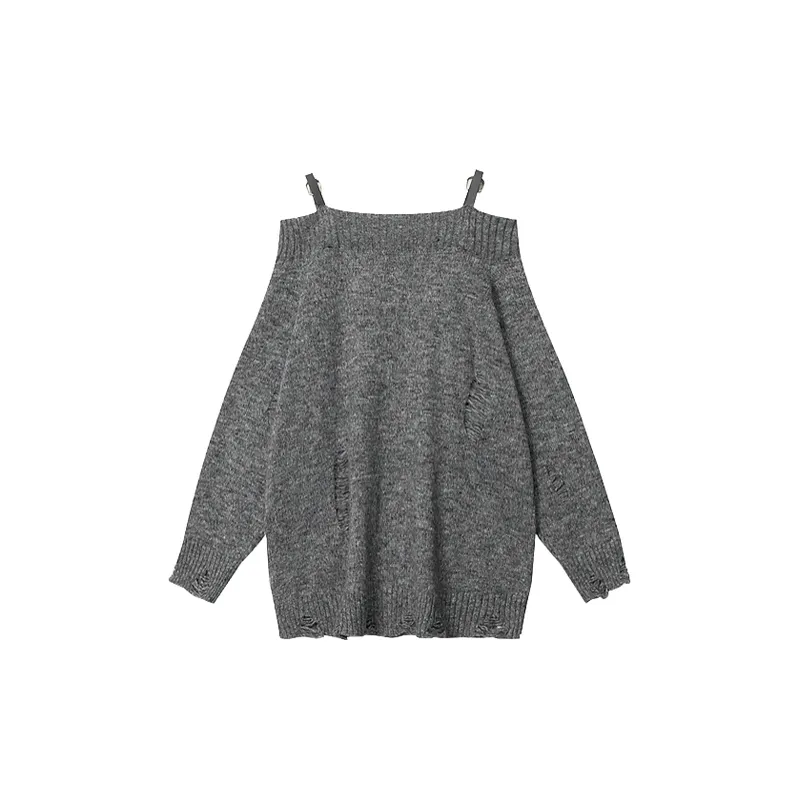 Retro Loose Sweater Women-1