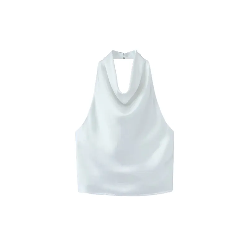 Simple Fashionable Polyester Vest Women-1