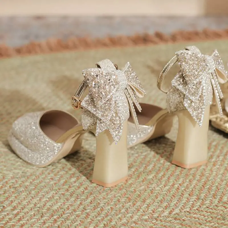 Basics Bow High Heels-16