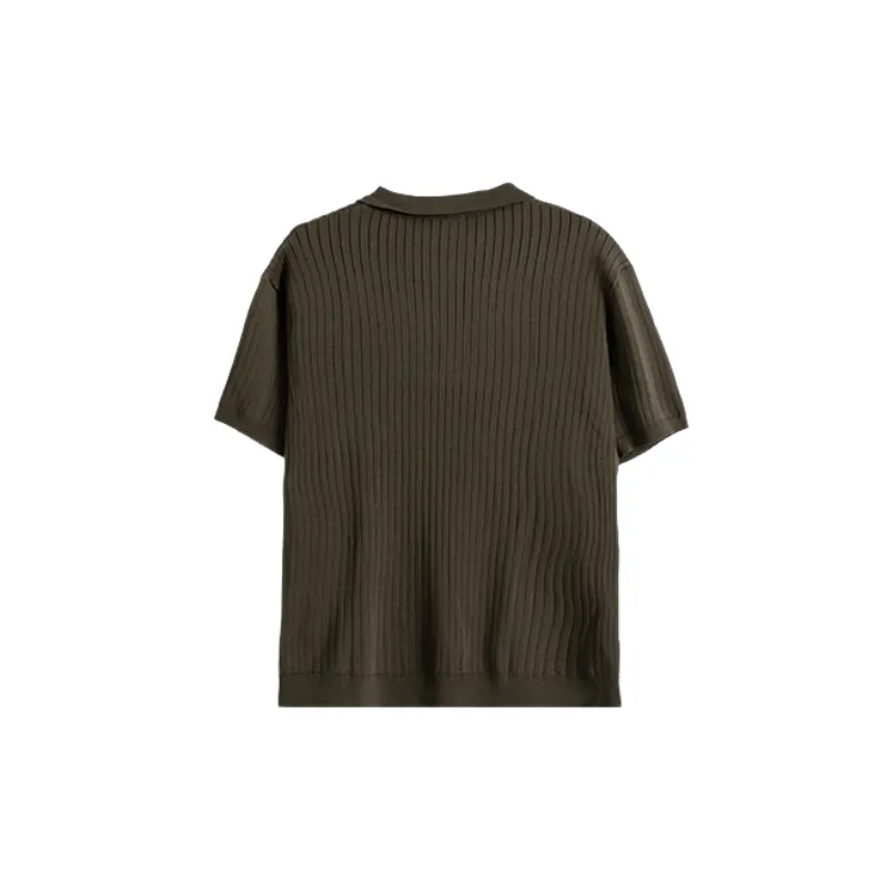 Casual Business Blended Synthetic Fabrics T Shirt-9