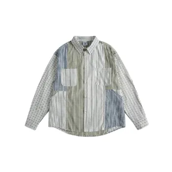 Loose Striped 100% Cotton Shirt Unisex