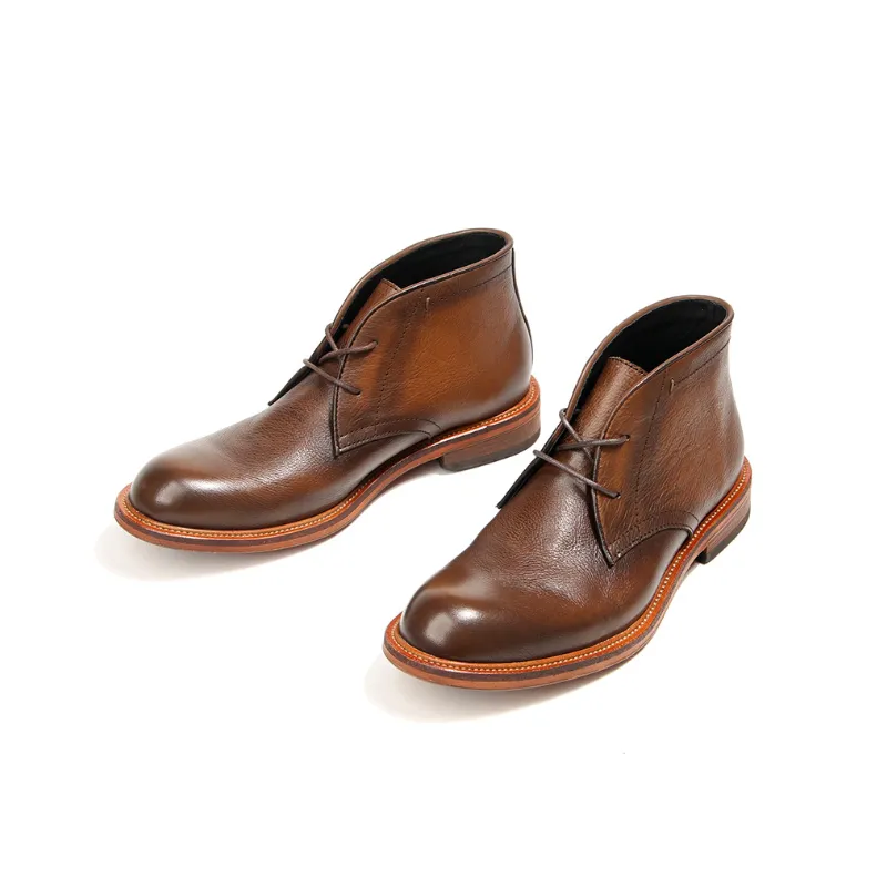 Basics Simple Desert Boots-7
