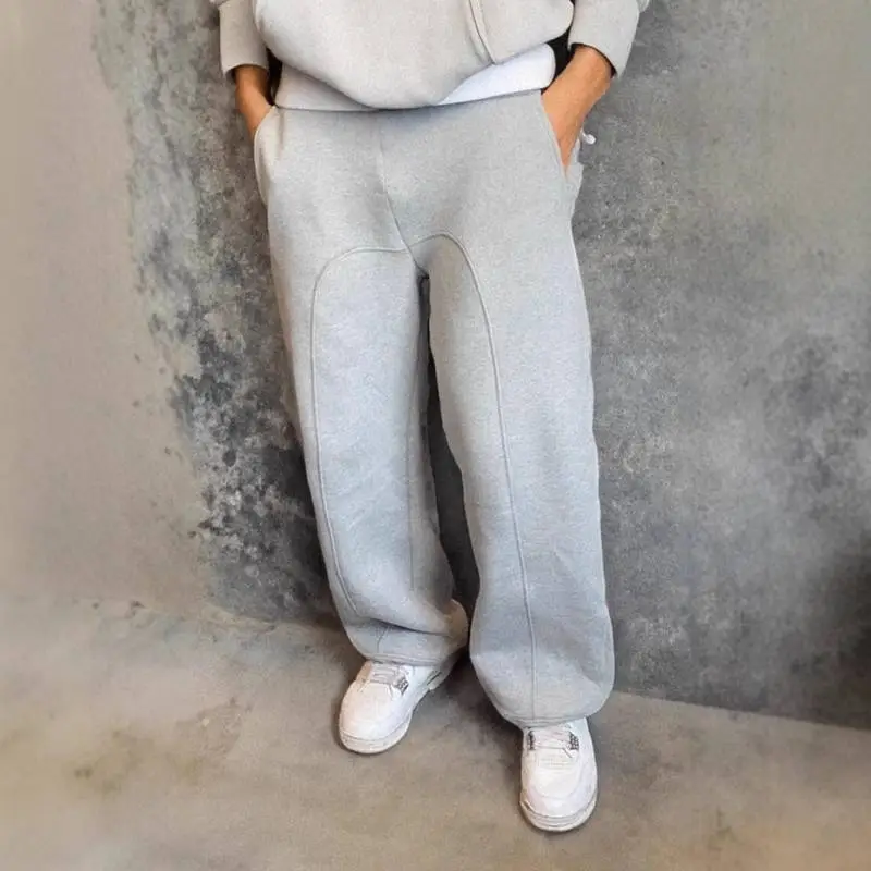 Fashionable Plain Casual Pants-2