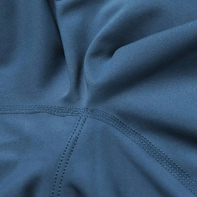 Plain Sporty Nylon Leggings Women-9