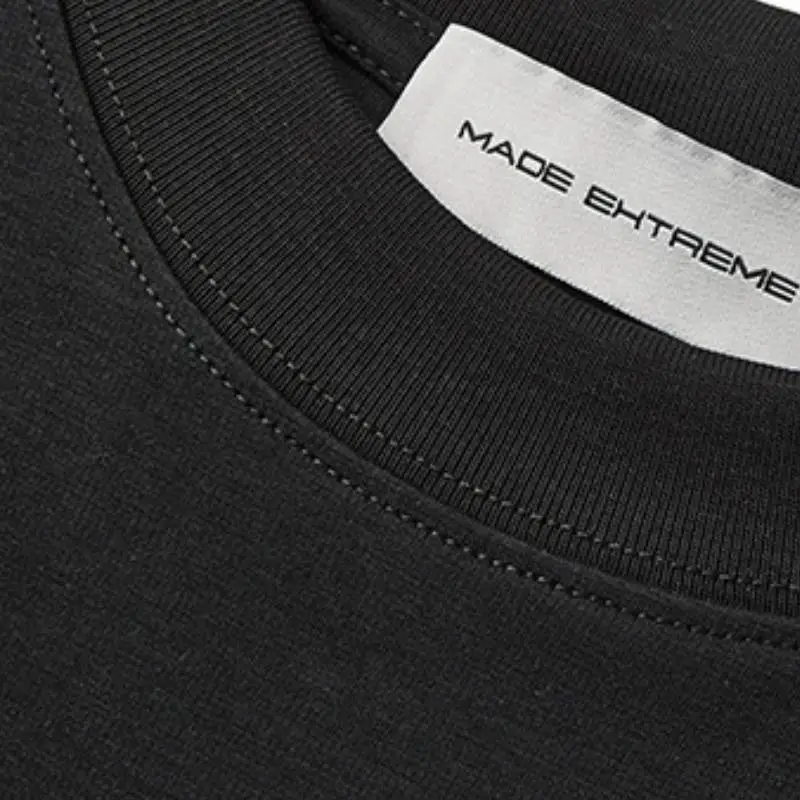 Street Letter Cotton Blended Fabric T-Shirt-2