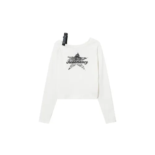 RESTICK Drop Shoulder Sleeve Stripes Long Sleeved T Shirt Unisex