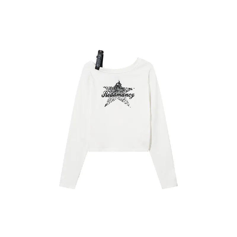 Retro Long Sleeve Cotton T Shirt Women-2