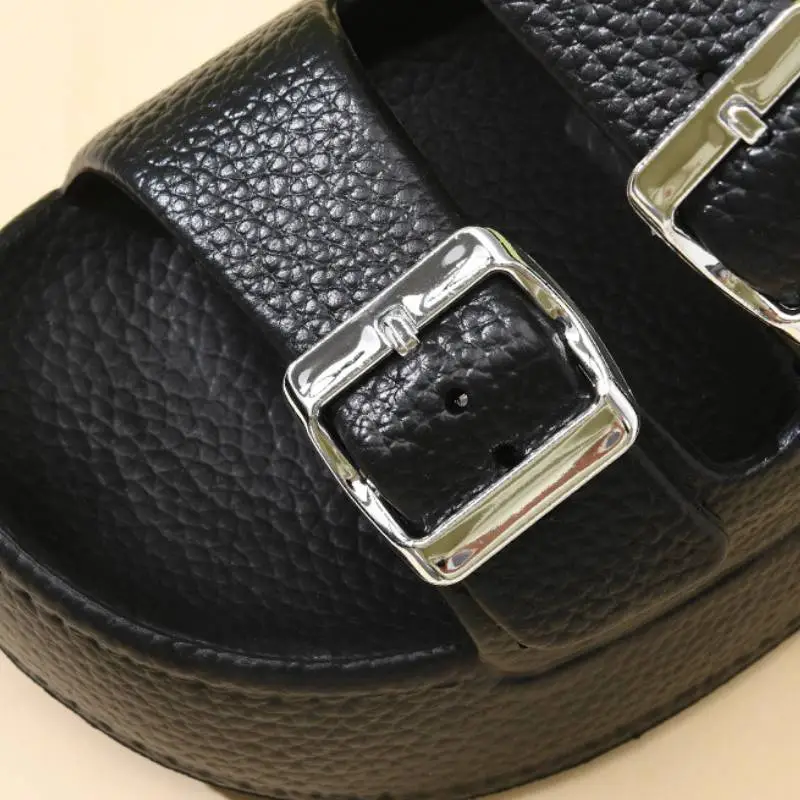 Casual Plain Beach Sandals-9