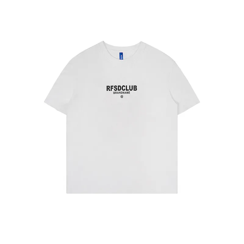 Loose Gothic Letter T Shirt-0