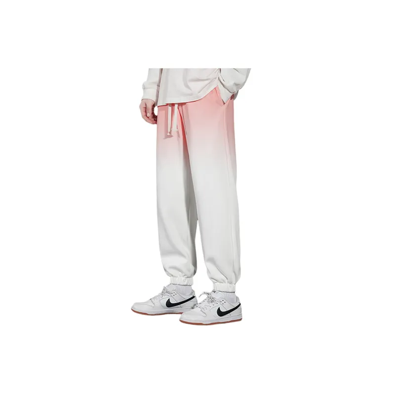 Simple Color Gradient Casual Pants-4