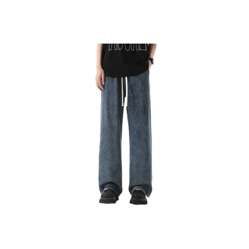 Casual Straight Leg Jeans-2