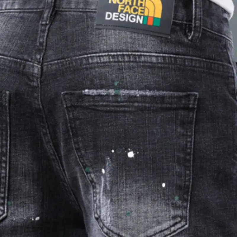 Casual Fashionable Denim Shorts-3