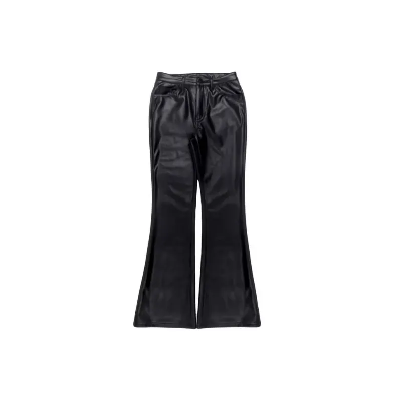 Casual Fashionable Loose Leather Pants